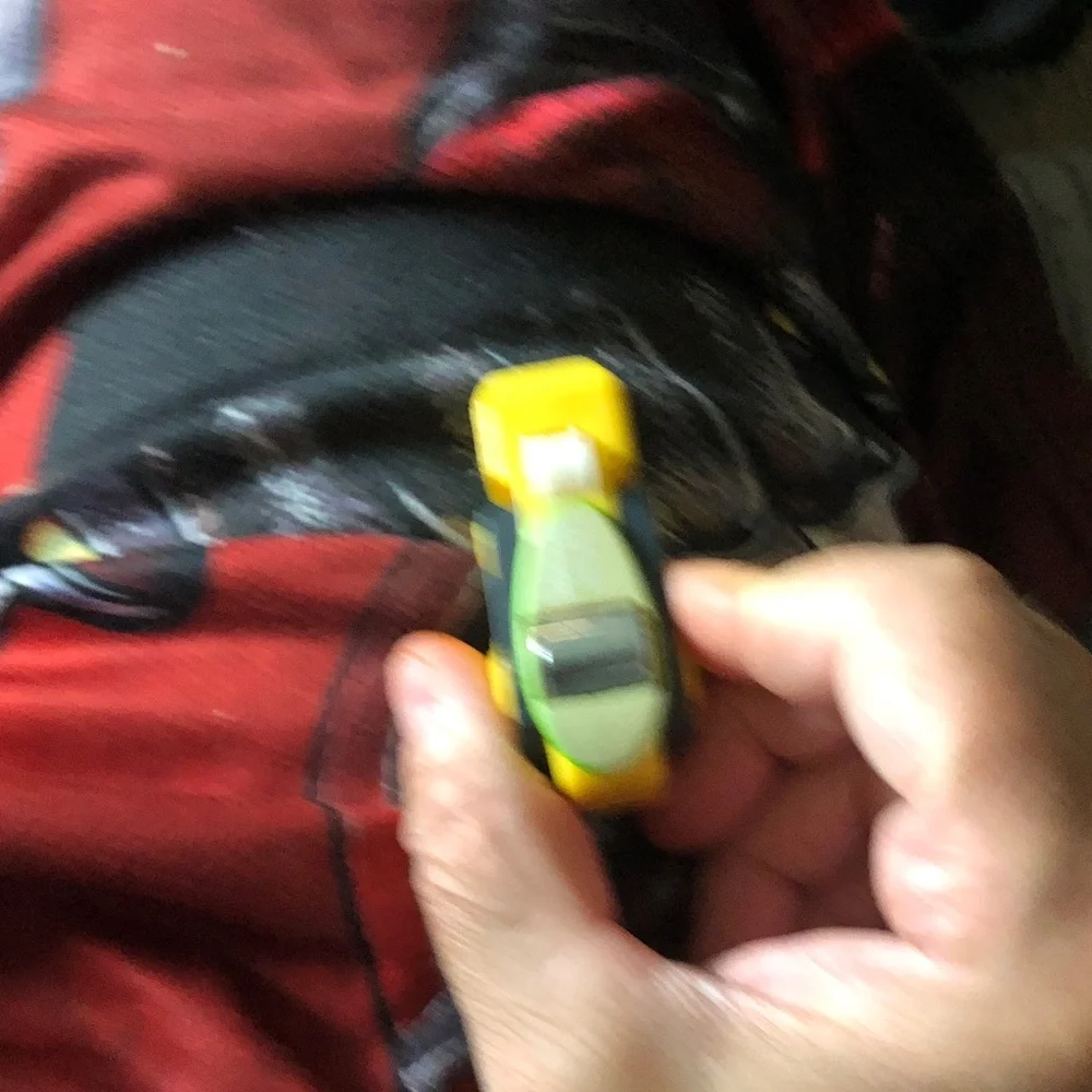 Yellow Green Toy Bulldozer Vehicle